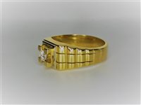 Anneau Guerretta Gioielli Homme Anello Uomo in Or jaune Diamante 0.28 Ct GUERR152 - GUERR152